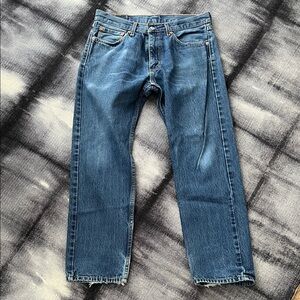 Levi's Men's 505 Blue Jeans, 33x30